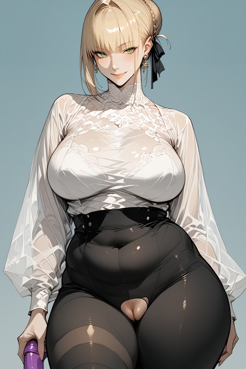 Half Pushing Her Pants, Caliente, 30+ Hentai IA