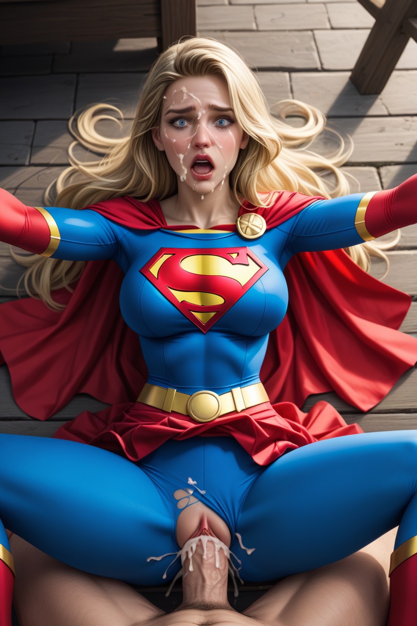 Vaginal Sex, Bound Hands, Blonde Hair AI Porn