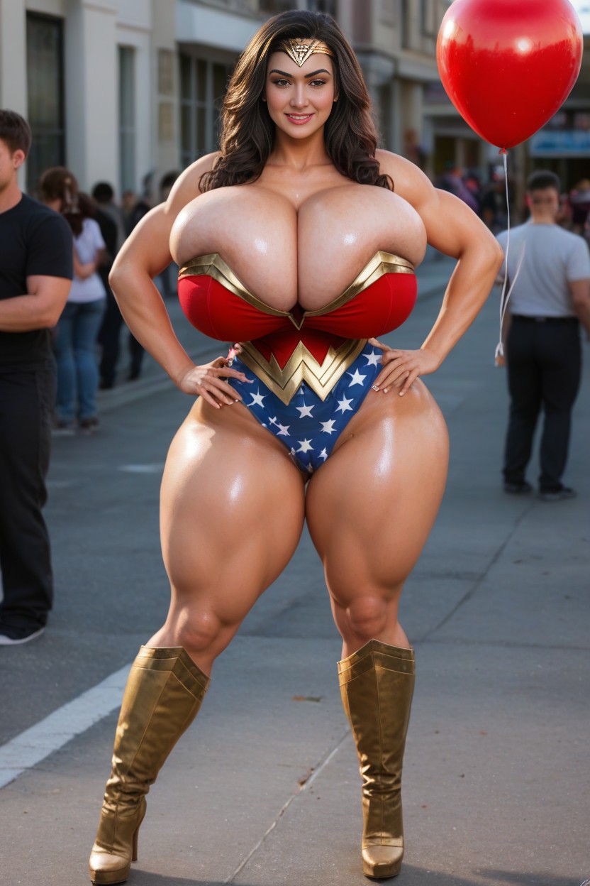Gigantic Colossal Breasts, Wide Heavy Breasts, 20+ AI Porn
