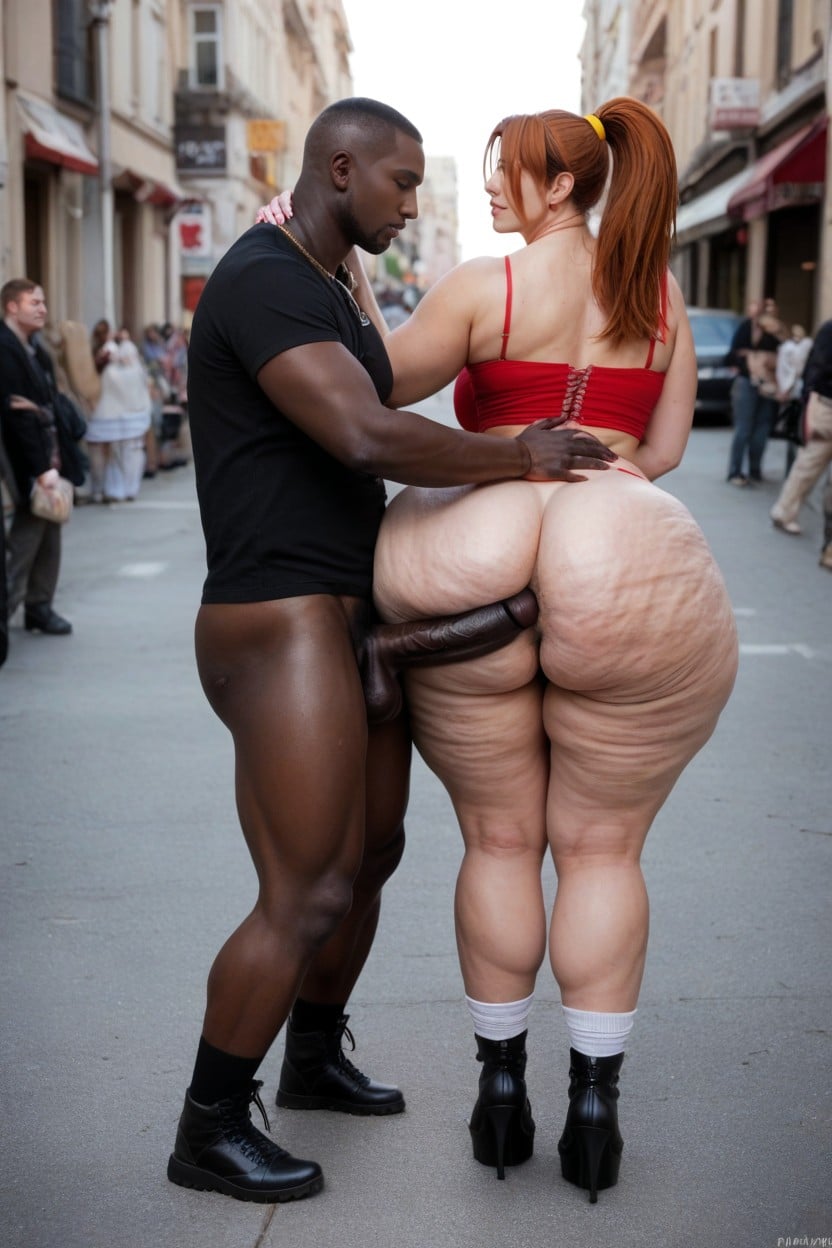 Mega Ass, Medium Ass, Light Cellulite Thighs AI Porn
