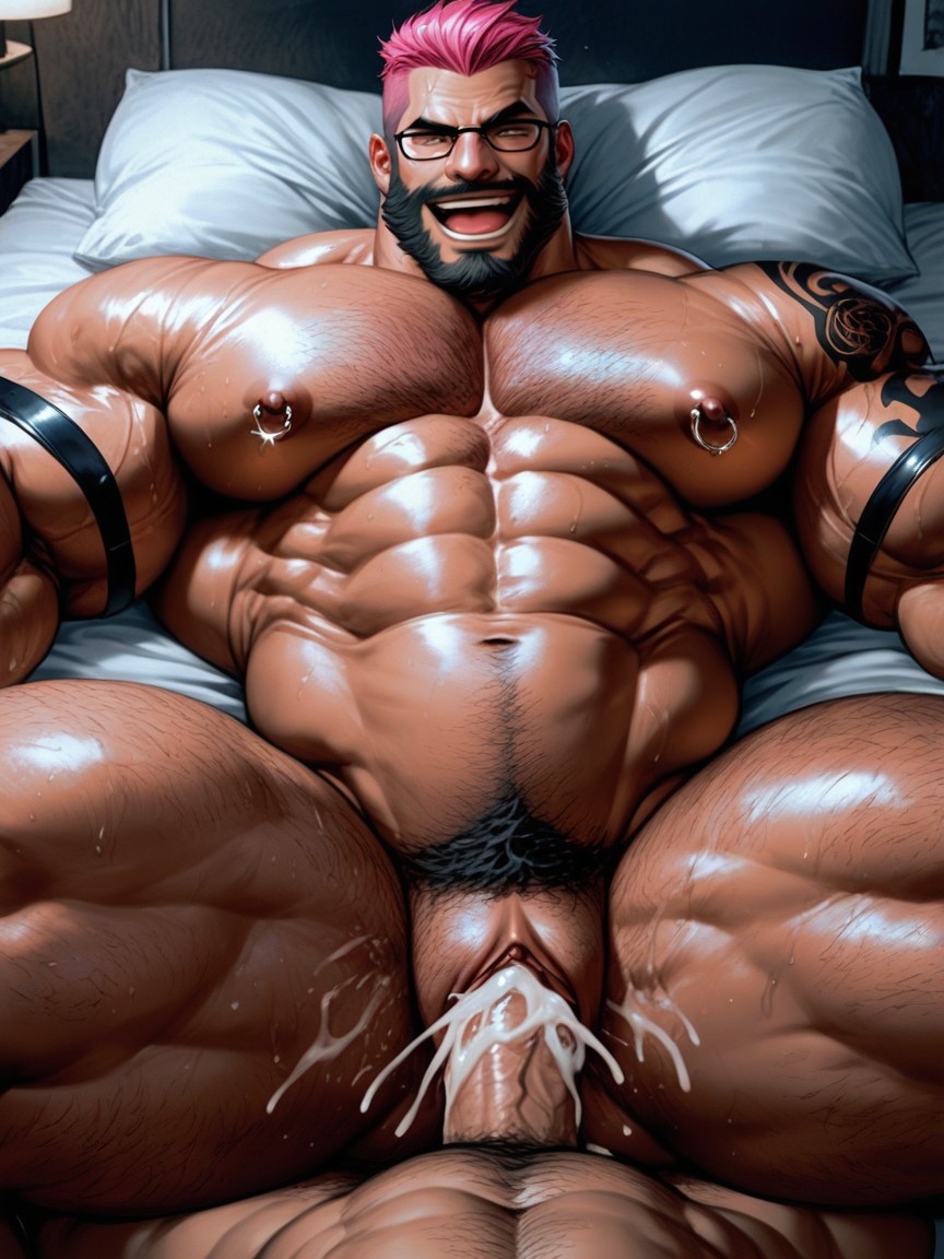 Excited, Short Length, Upsurged Nipples AI Gay Porn