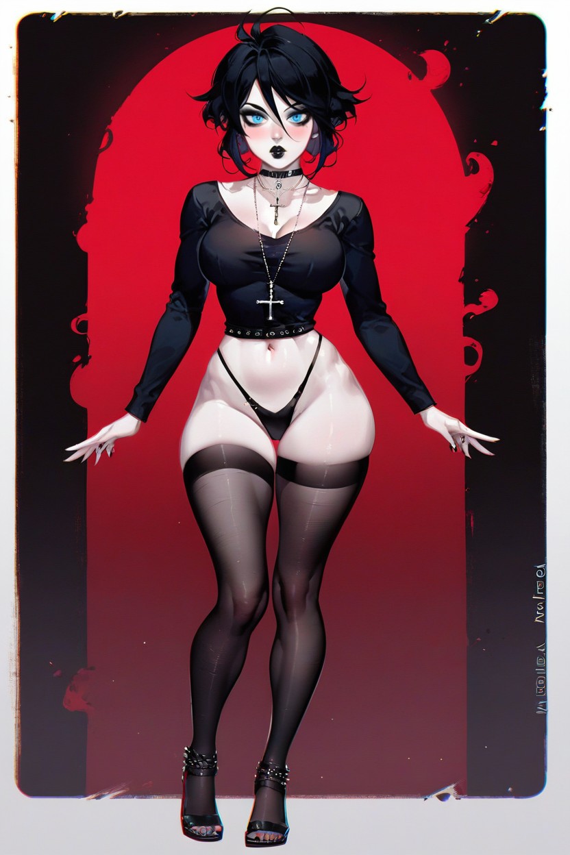 Hourglass Figure, 25+, Realistic AI Porn