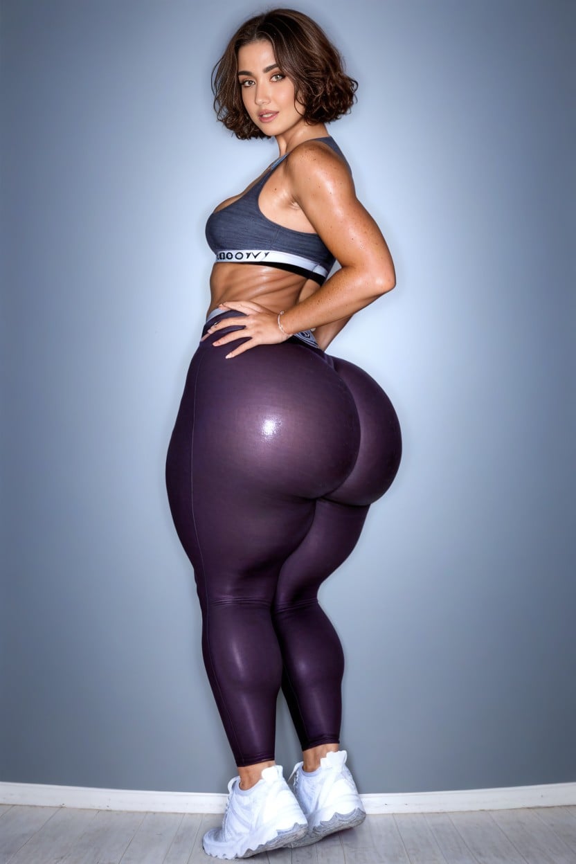 Wide Asswide Booty, Small Breasts, Thick Thighs AI Porn