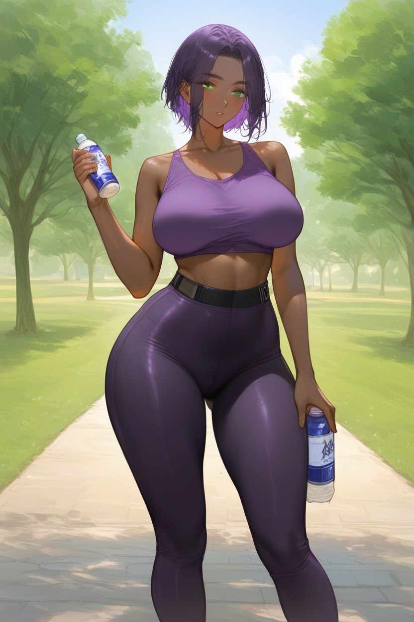 Full Hips, Large Breasts, Park Hentai AI Porn