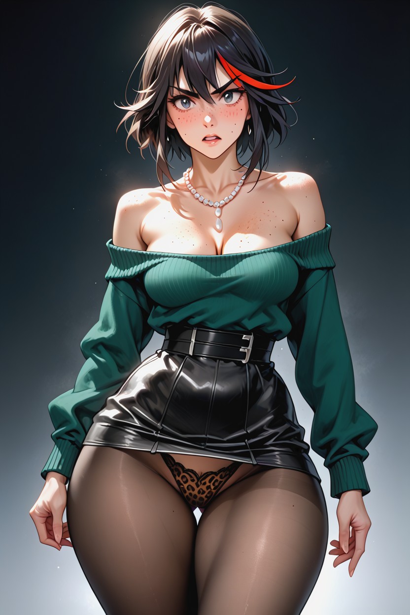 Model Face, Freckled Body, Kill La Kill AI Porn