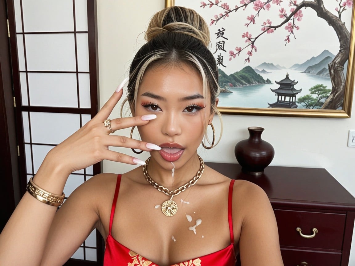 Messy Hair, Chinese Massage Parlor, Small Ass AI Porn