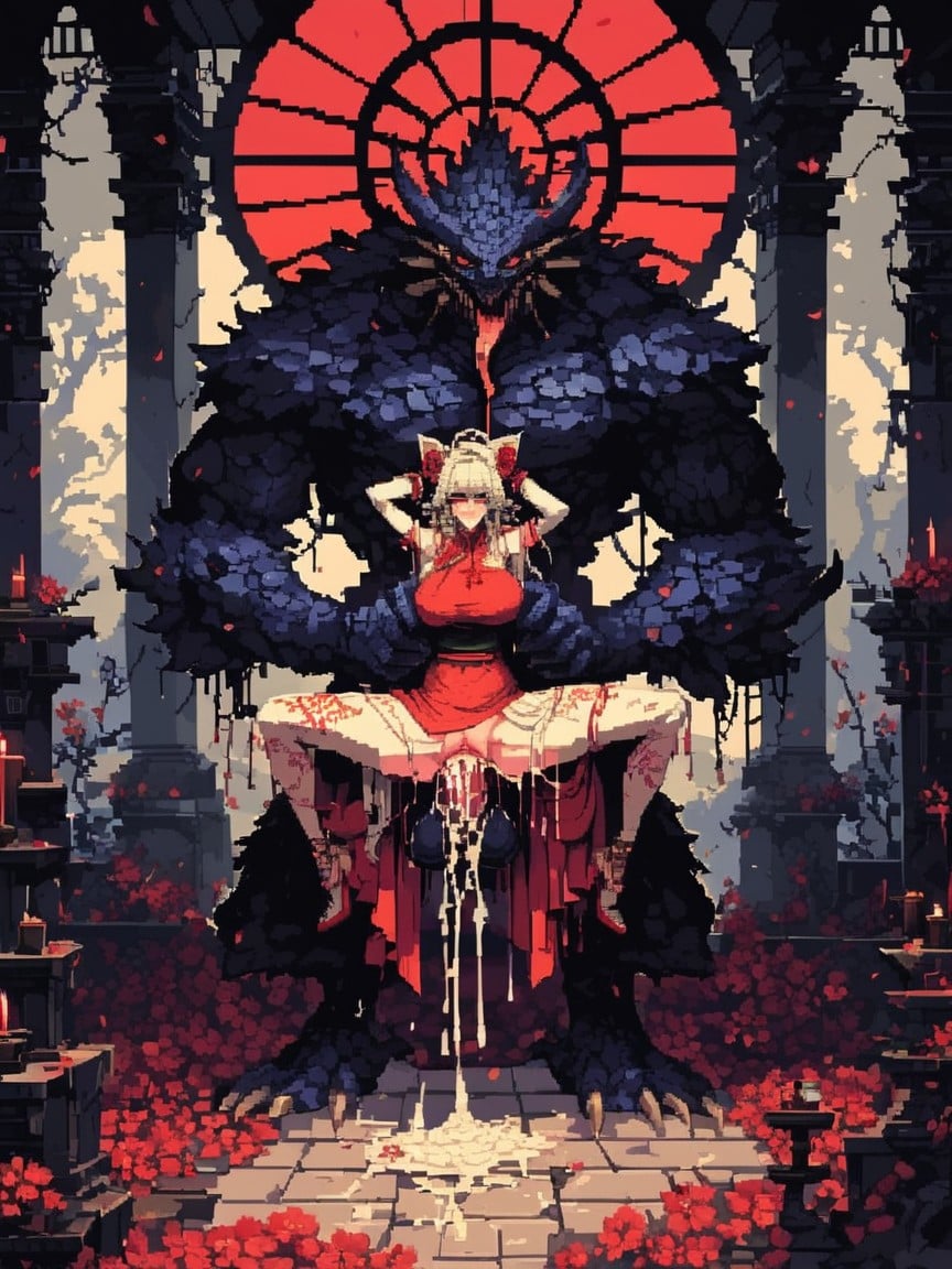 Restrained, Oriental Dress, Wet Hentai IA