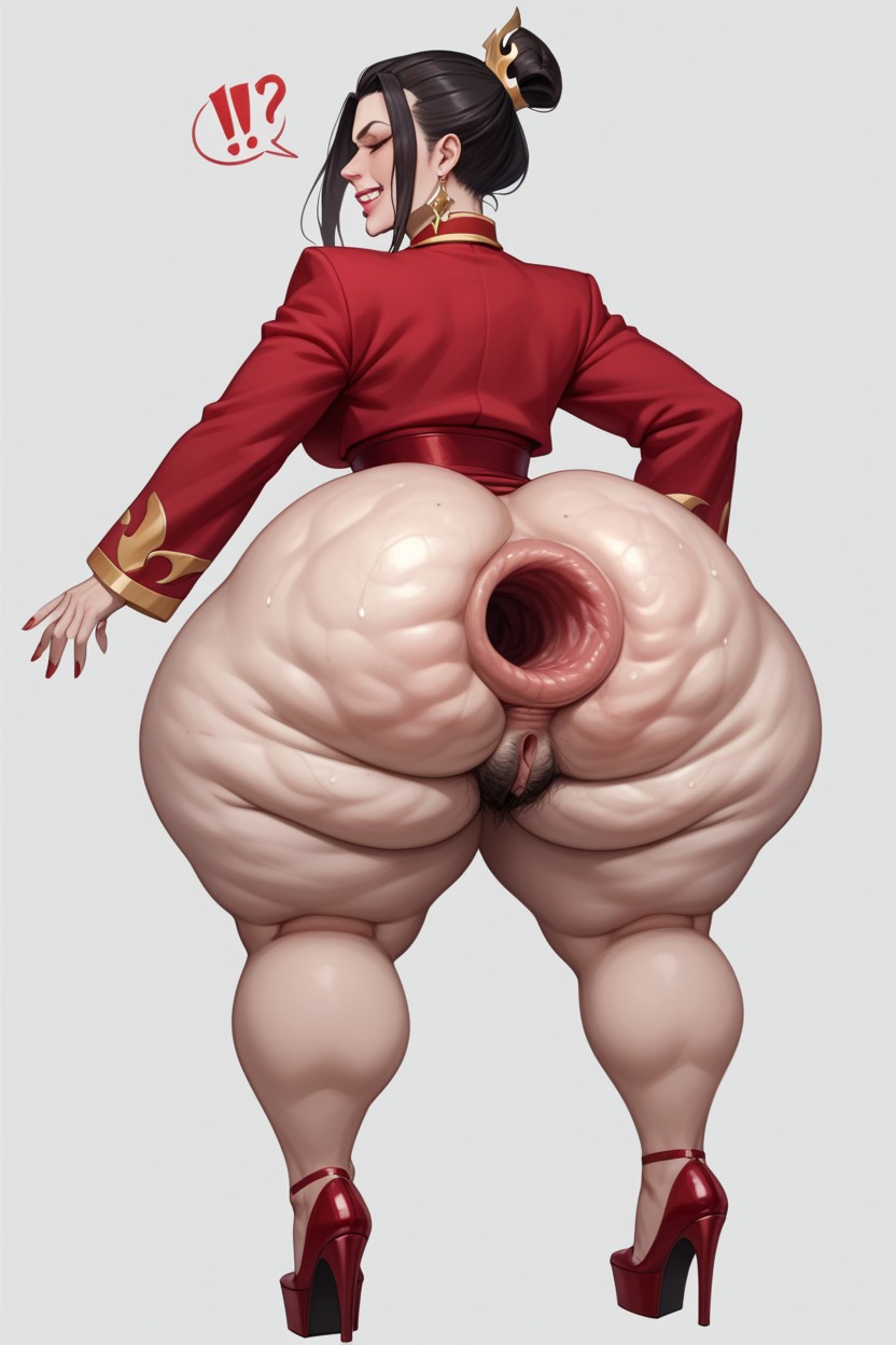 Gaping, Colon Completely Visible, Sweaty Skin AI Porn