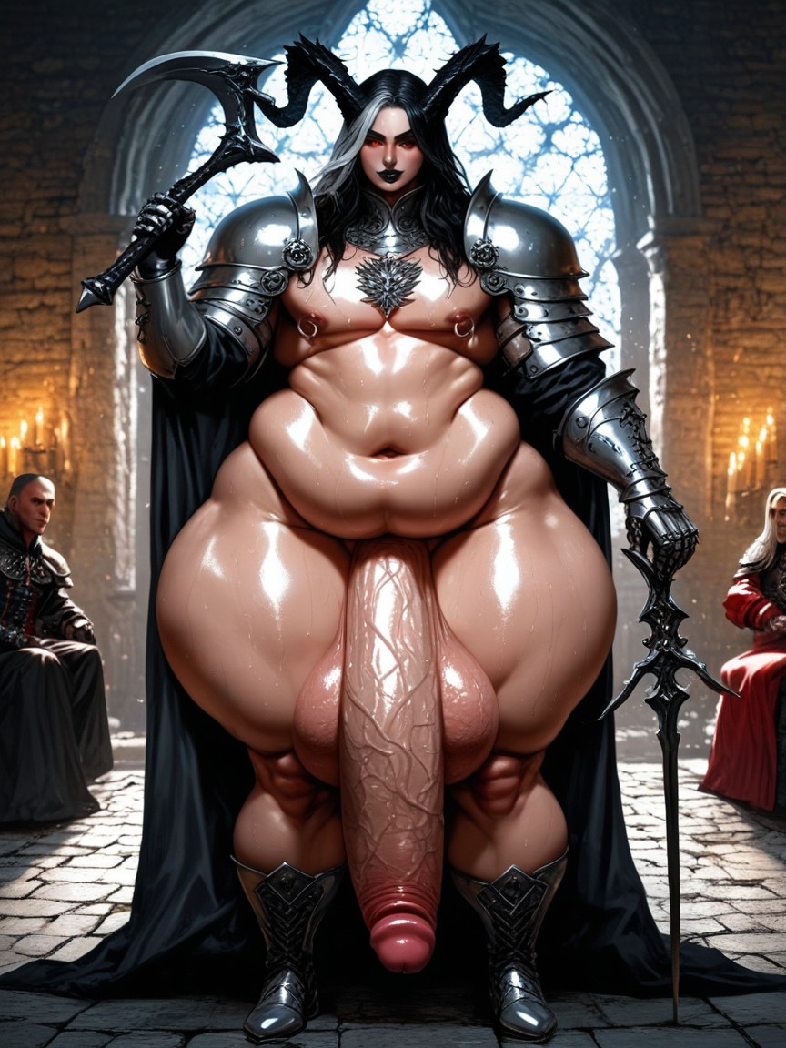 Verschwitzt, Black Medieval Boots, Lange Länge KI Schwulenporno