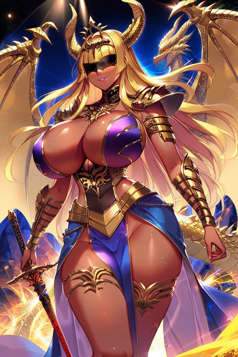 25+, Waist Armor, Hyper Breasts Hentai AI Porn