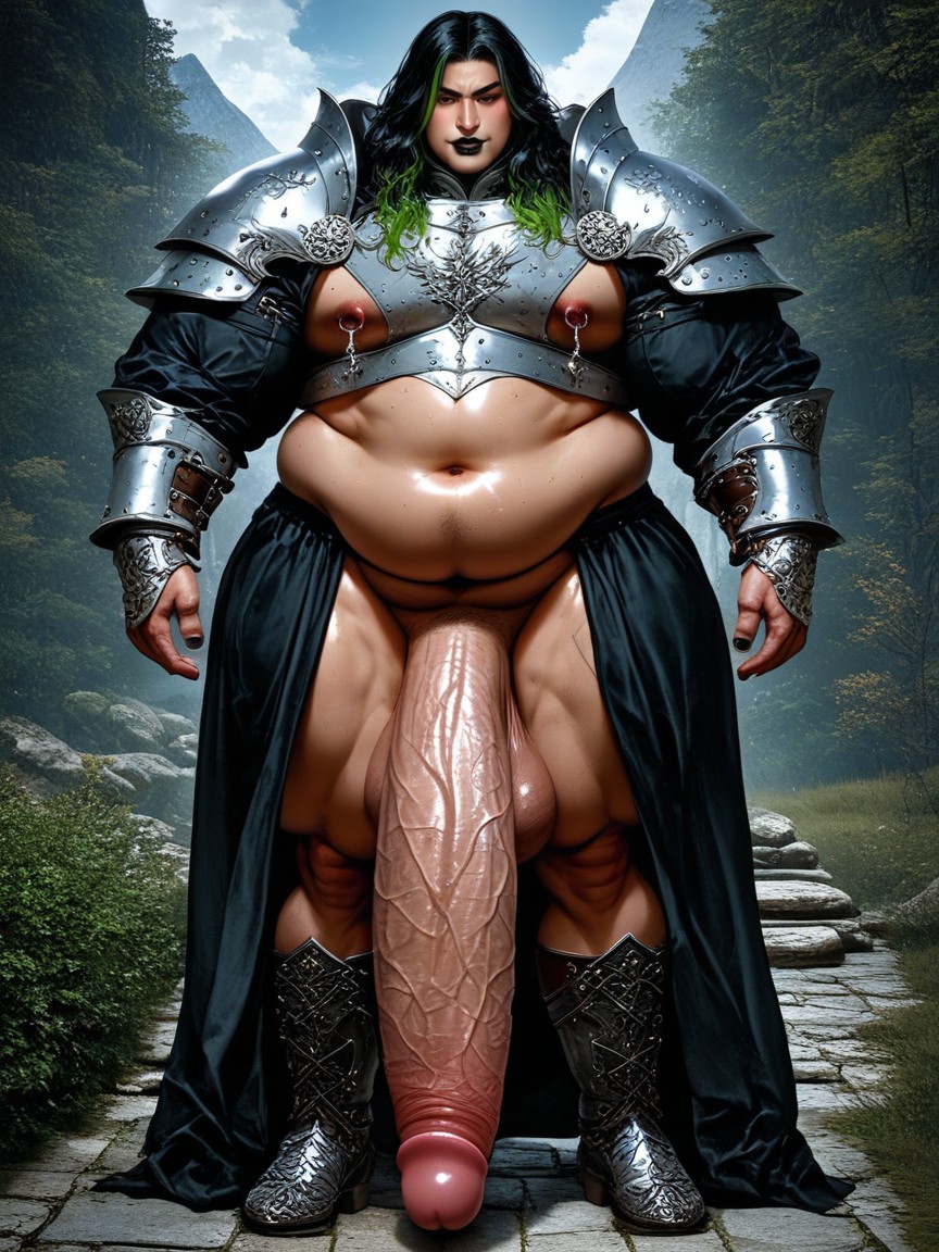 Wide Hips, Veiny Penis, Mountains AI Gay Porn