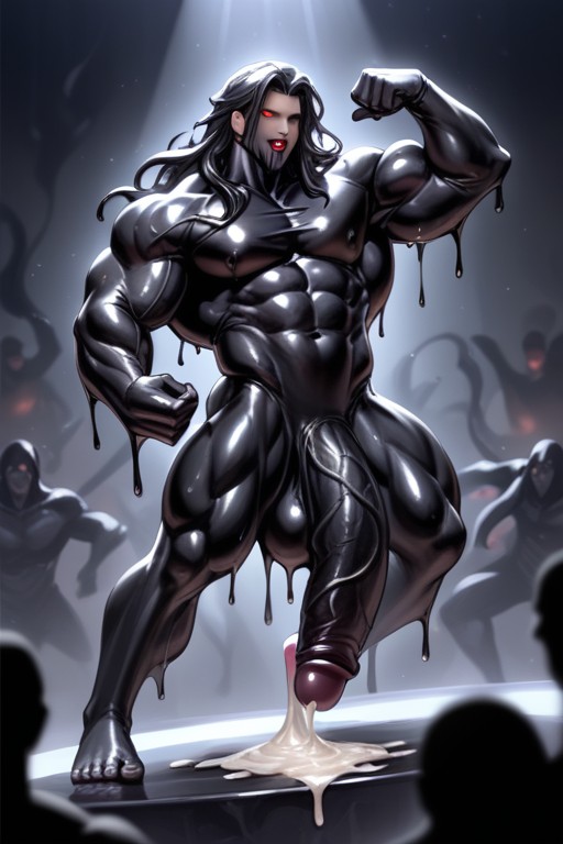 Cum Shooting Out, Enormous Hulking Muscular Naked Man, Rave Porno gay IA