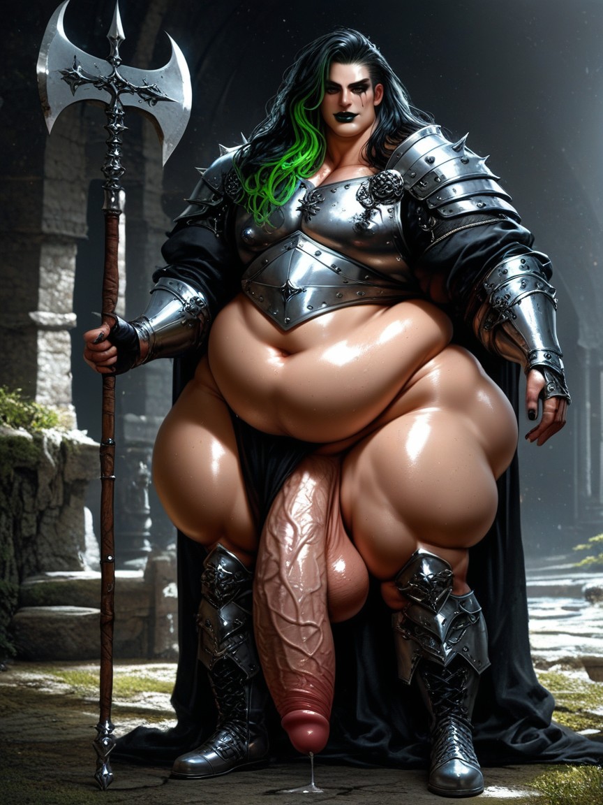 Holding Axe, Morbidly Obese, Smooth Body Porno gay IA