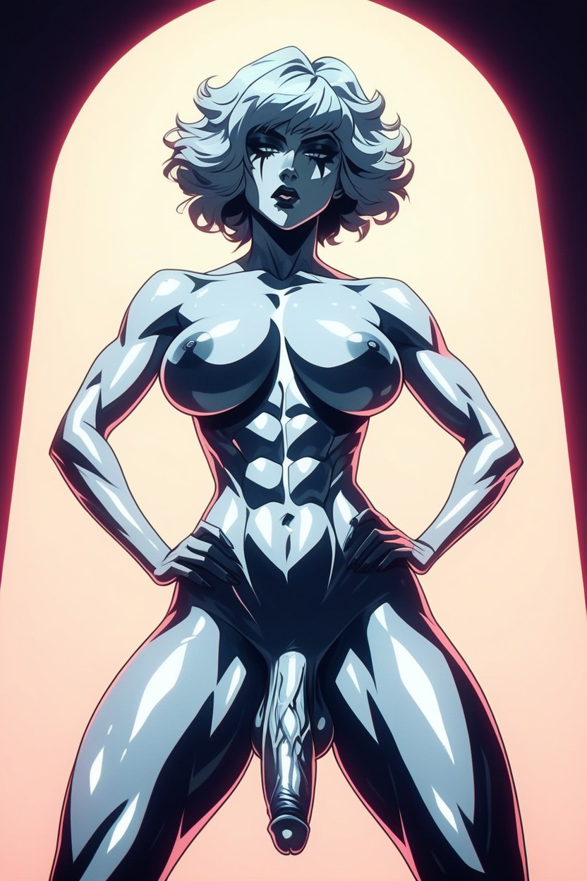 Futanari, Front View, Full Body AI Porn