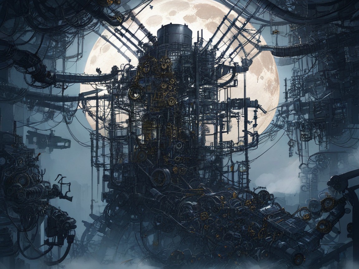 Cables, Cathedral, Computed Hentai AI Porn