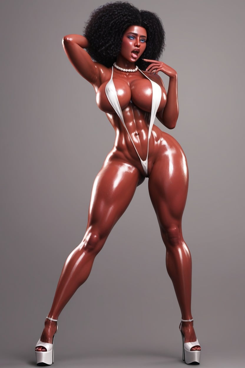 Side View, Garnet From Steven Universe, Tight Waist AI Porn