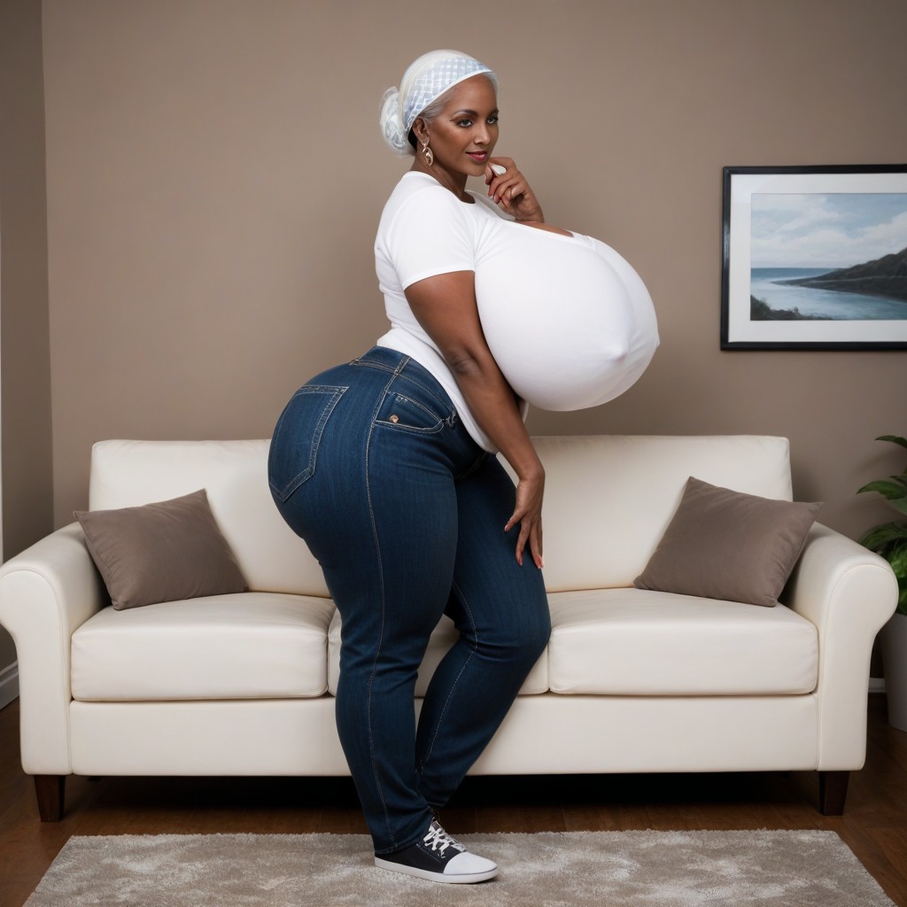 Culo Grande, Vista Lateral, 1 Persona Porno ebony IA