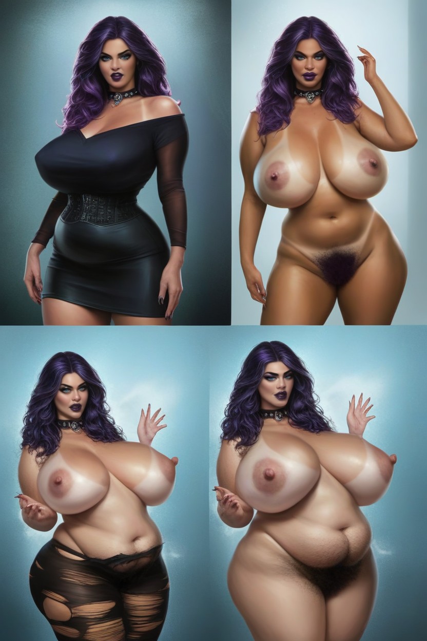 Female Big Squirt, Bounce Lines, Massive Messy Hair Hentai IA