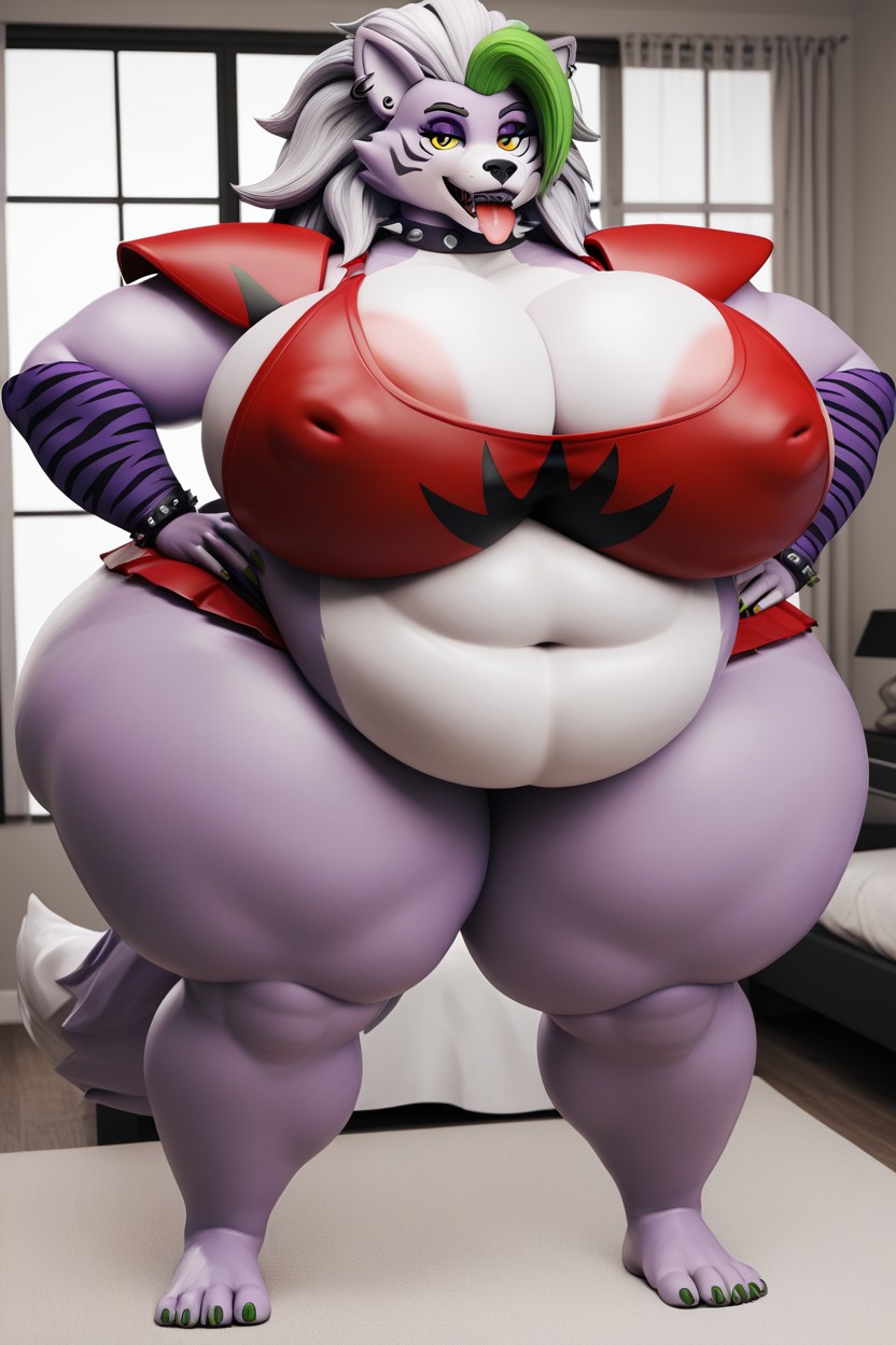 Fat, Goth, Drooling Mouth Furry IA