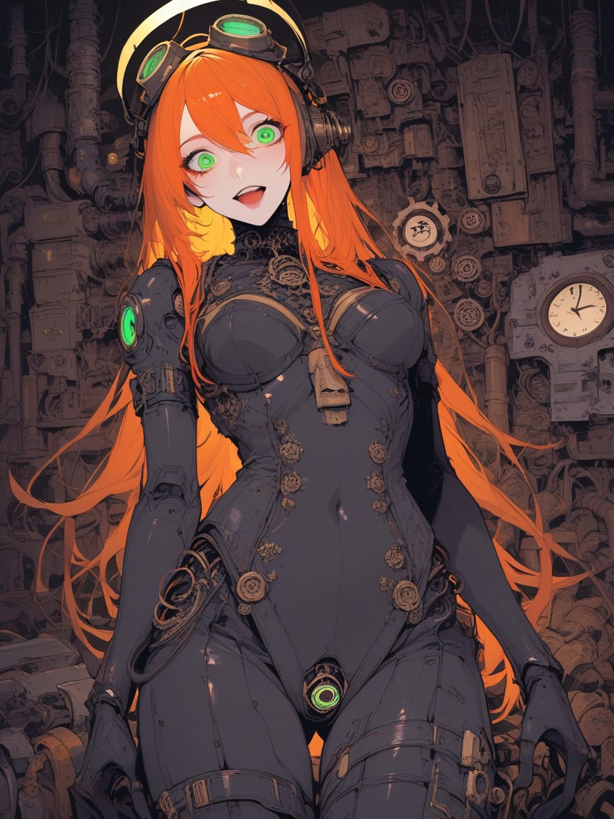 Fair Robot Skin, Steampunk, Women Hentai AI Porn