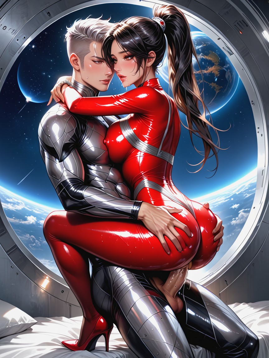 Piel Grasa, High Resolution, Glossy Lips Hentai IA