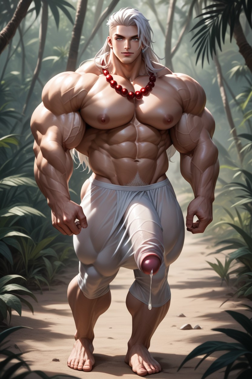 Perfect Lighting, Gigantic Body Size, Size Muscles AI Gay Porn
