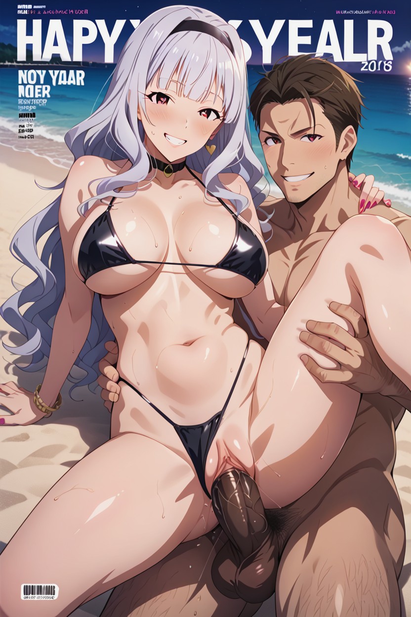 Standing, Composition Fingers, Shiny Skin Hentai AI Porn