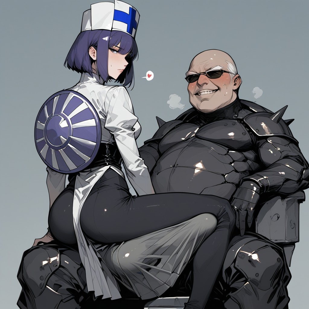 Armored Holy Knight Outfit, Pechos Pequeños, Straddle Hentai IA