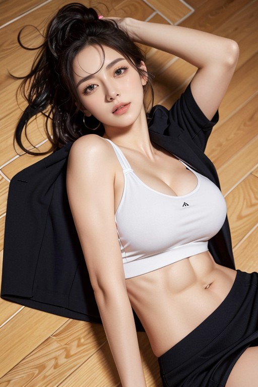Voluptuous, Portrait, フィット アジアのAIポルノ