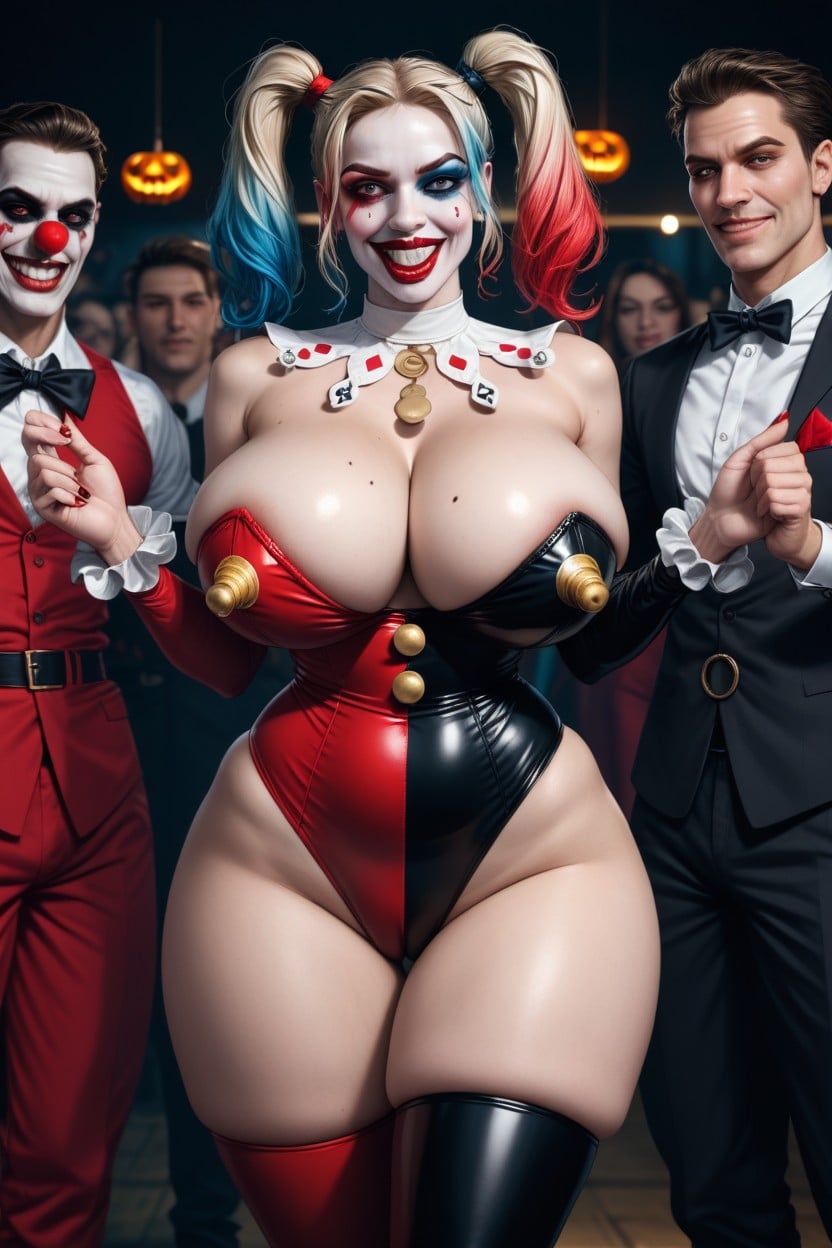 Nipple Tweak, Slutty Costume, Horny Women AI Porn