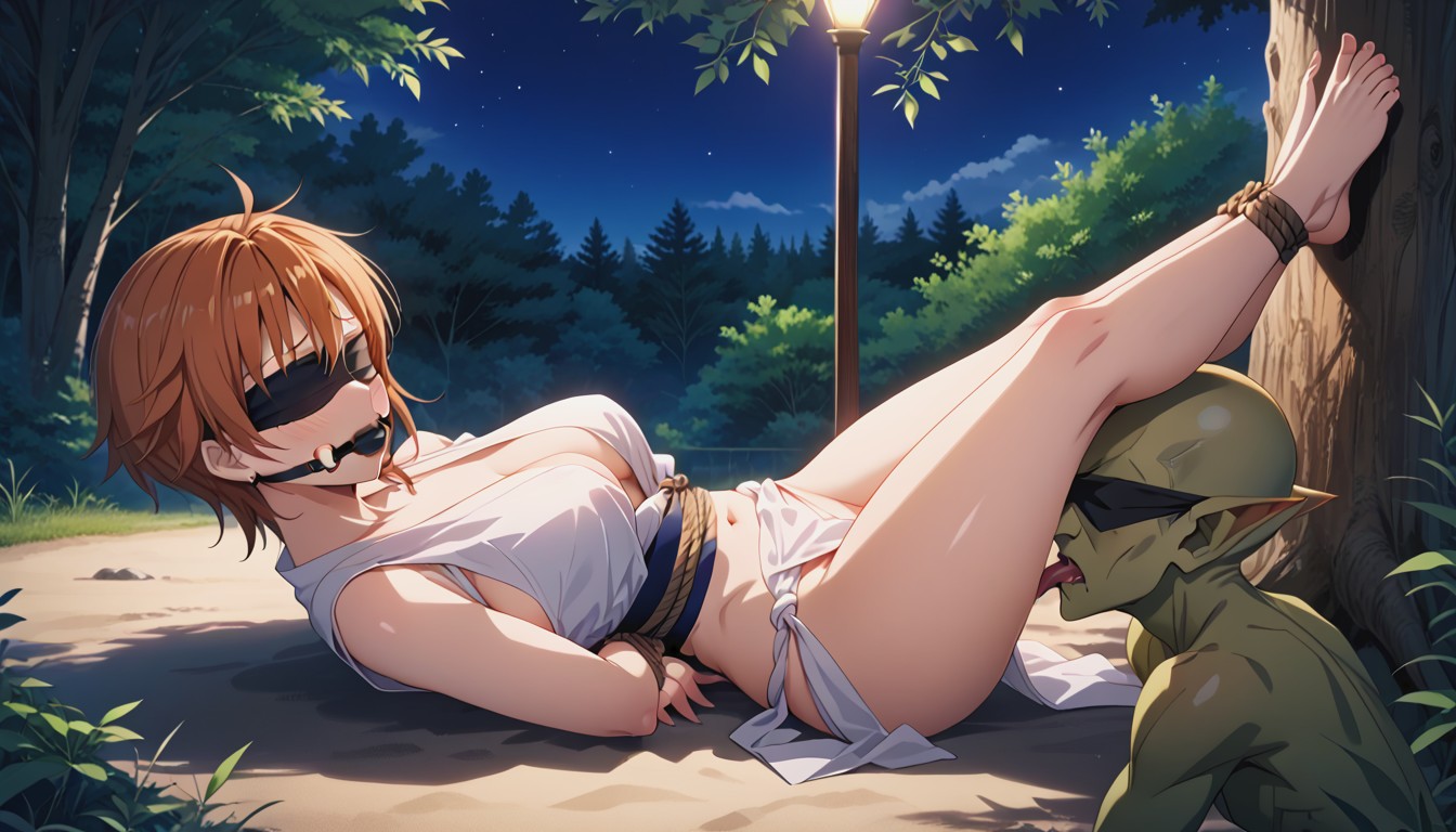 Full Karate Cloth, Deitada, In Forest Hentai IA pornografia