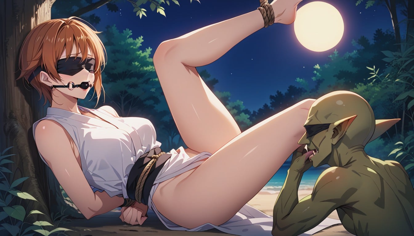 Triste, Male Goblin No Attached, Side View Porno IA Hentai