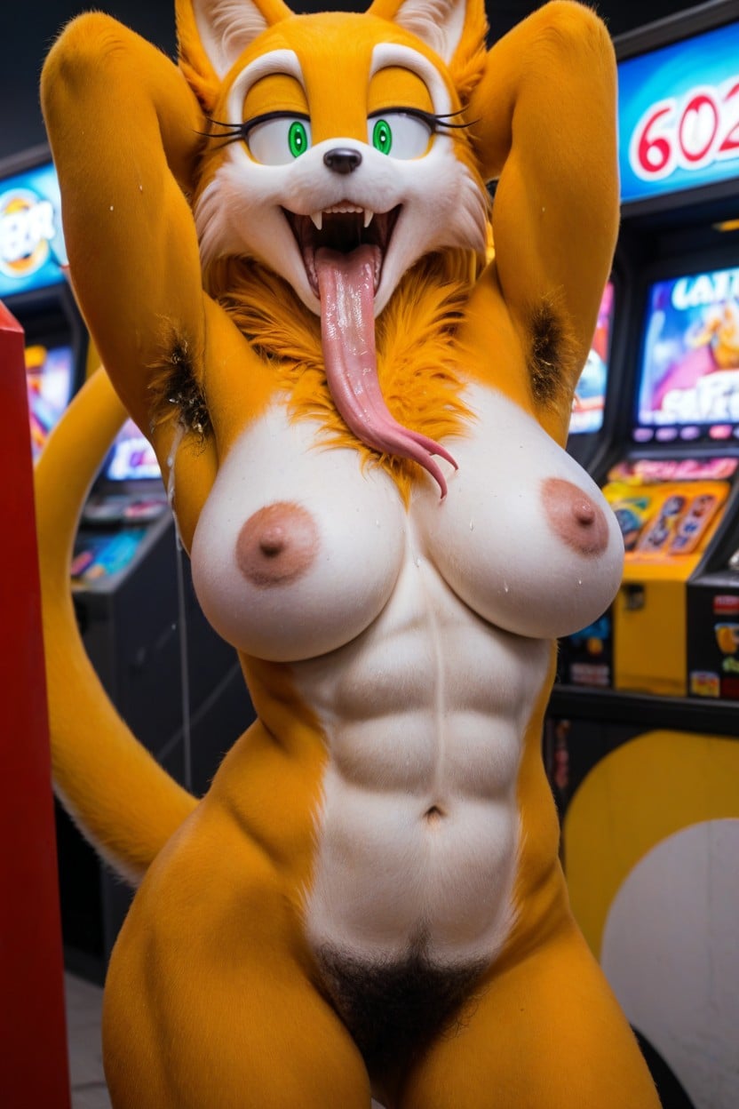 Cosplay, Ultra Detail, Black Armpit Hair AI Porn