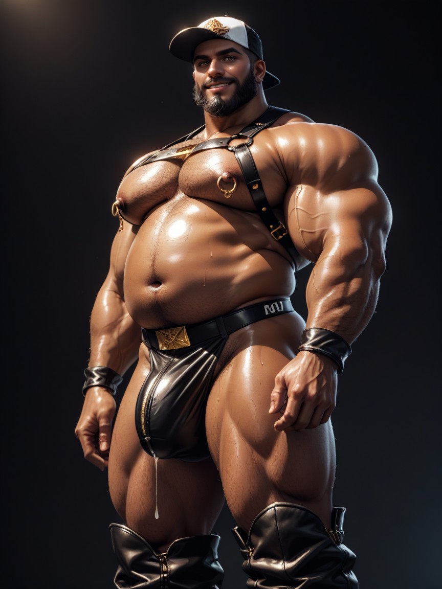Sudada, Large Areola, Muslos Gruesos Porno gay IA