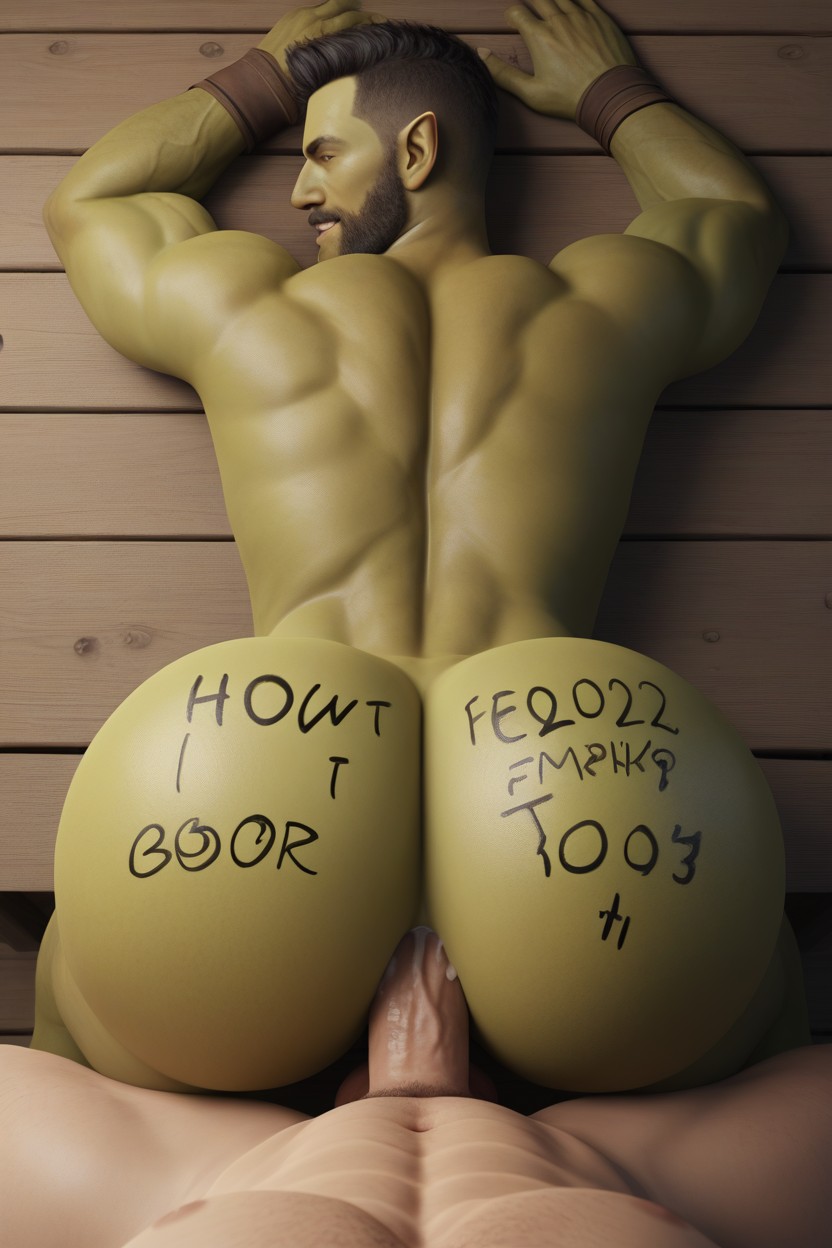 Rounded Ass, Traje Tribal, Anal Sex Pornografia gay com IA