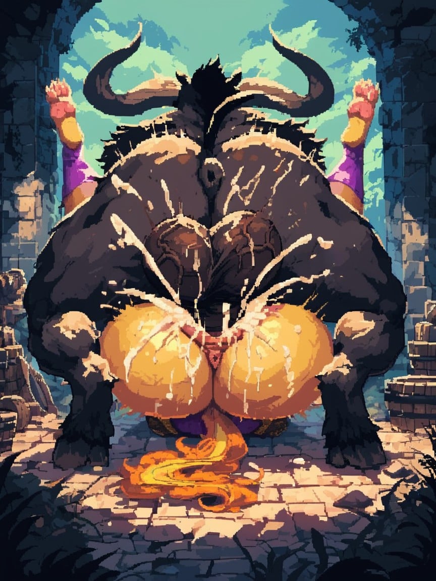 Oversized Hyper Gigantic Balls, Balls, Huge Tits 퍼리 AI 포르노