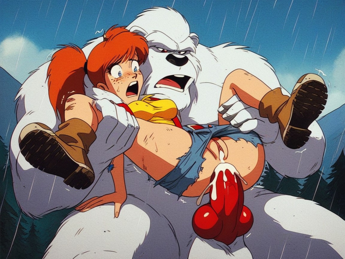 Shivering, Jean Shorts, Ginger AI Porn