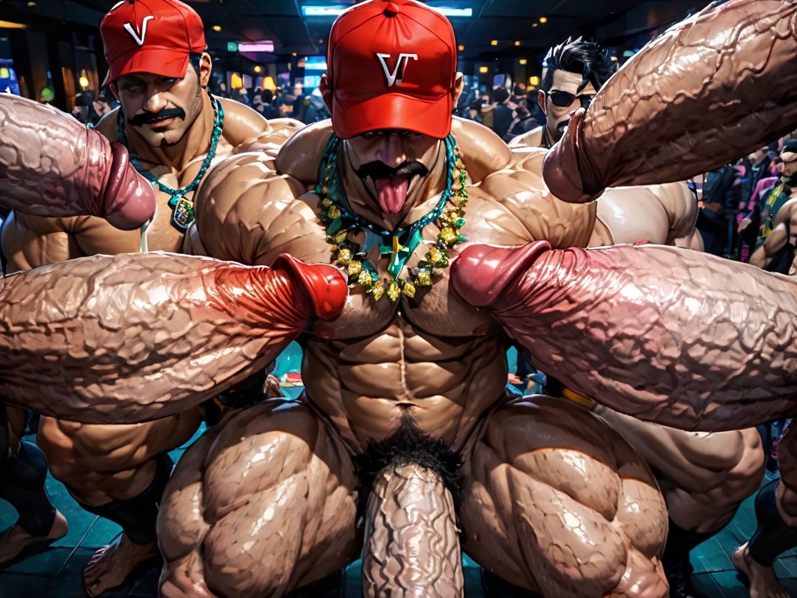 Big Pecs, Creampie, Gran Angular Porno gay IA