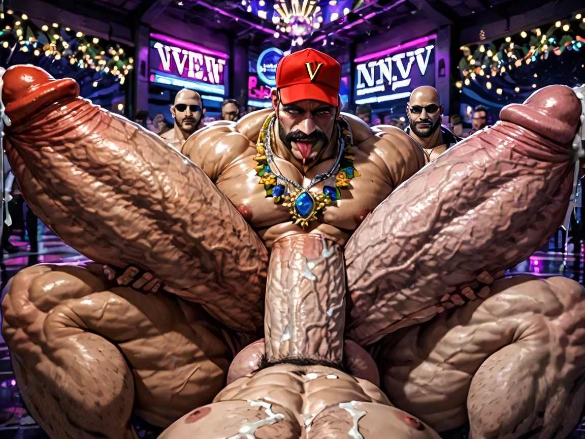 Extremely Large Ass, Hyper Boobs, Triple Penetration In Ass AI Gay Porn
