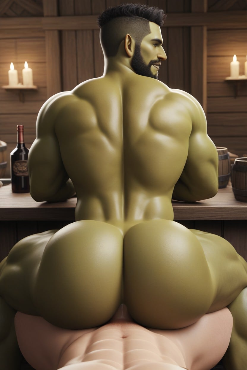 Smirk, Tavern, Body Writing On Ass AI Gay Porn