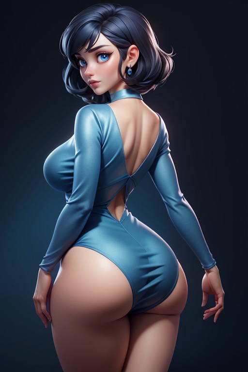Side View, Beautiful Woman, 18+ Hentai AI Porn