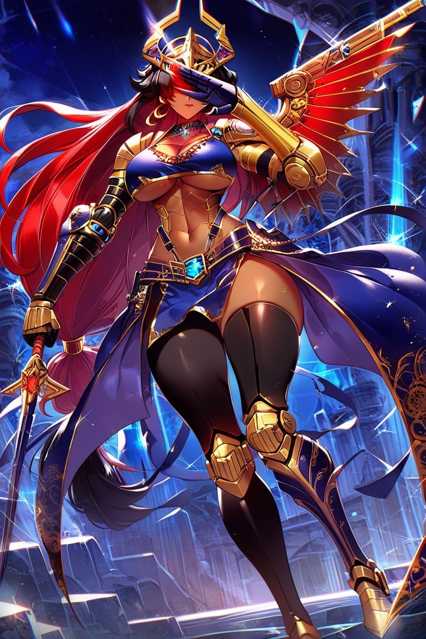 Wide Hips, Stone Maze, Brown Skin Hentai AI Porn