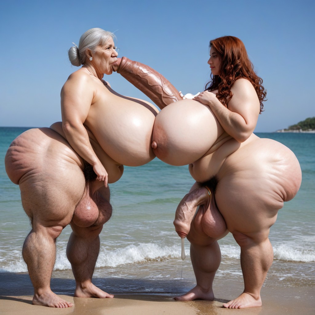 Cellulite Legs, 60+, Fully Clothed AI Porn