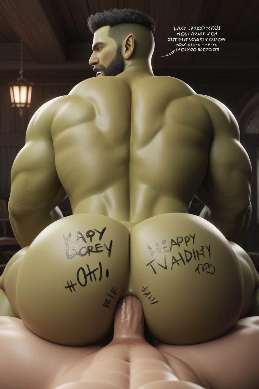 Black Hair, Dialogue Is Bottom Moaning And Telling Top How His Anal Walls Reward Him With So Much Pleasure For Finding Them Human Dick, Lean Waist AI Gay Porn