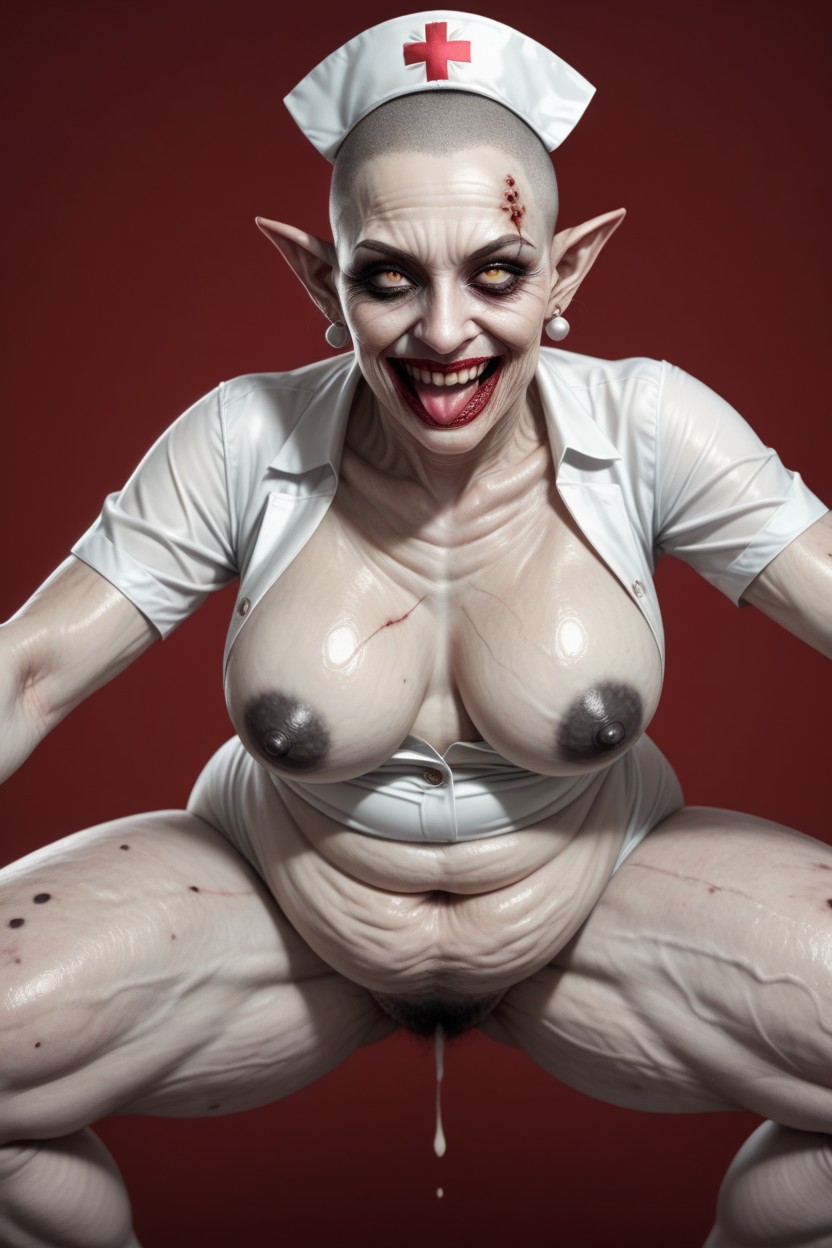 Belly Roll, Ghoulish, Huge Eyes ヘンタイAIポルノ