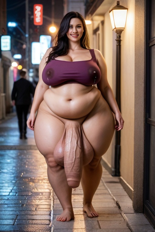 Ssbbw, Flirty, Full Body Shemale AI Porn