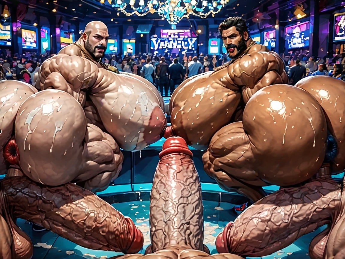 Oral Double Penetration, Huge Hyper Areola, Double Penetration In Mouth AI Gay Porn