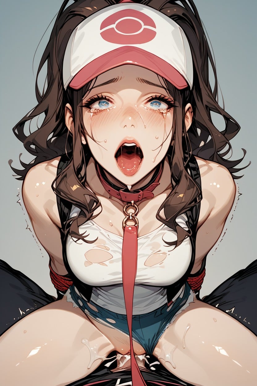 Front View, From Above, Teardrop Hentai AI Porn