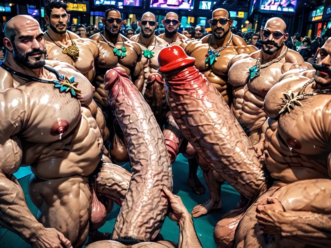 Huge Hyper Nipples, Man Men Only, Big Pecs AI Gay Porn