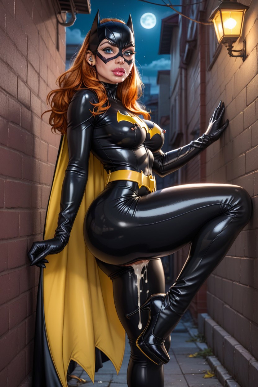 Medium Breasts, Ginger Fringe, Award Winning Photo AI Porn